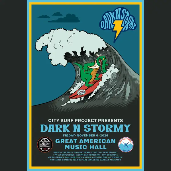 Flyer for City Surf Project Presents Dark N Stormy