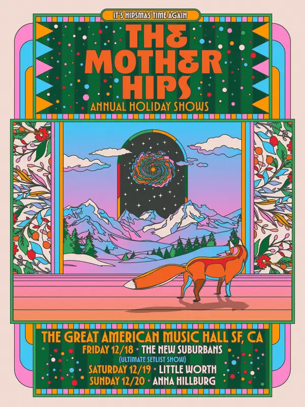 Flyer for The Mother Hips Annual Holiday Show