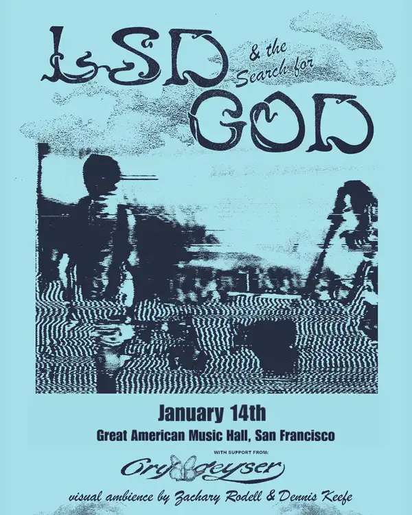 Flyer for LSD and the Search for God