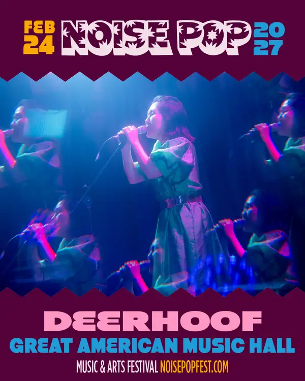 Flyer for Deerhoof