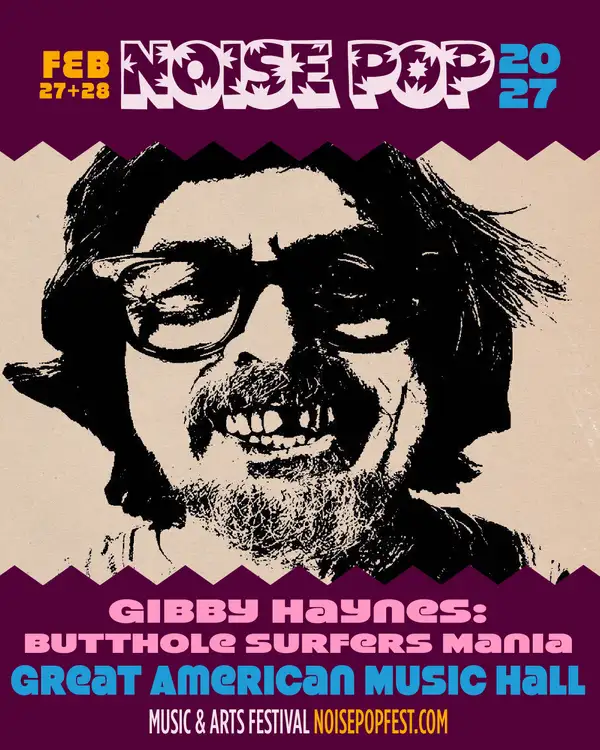 Flyer for Gibby Haynes: Butthole Surfer Mania