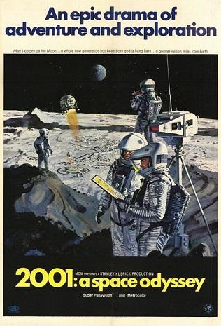 Poster for 2001: A Space Odyssey