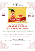 Poster for Chai Hard (Ain’t No Joke Comedy Festival)