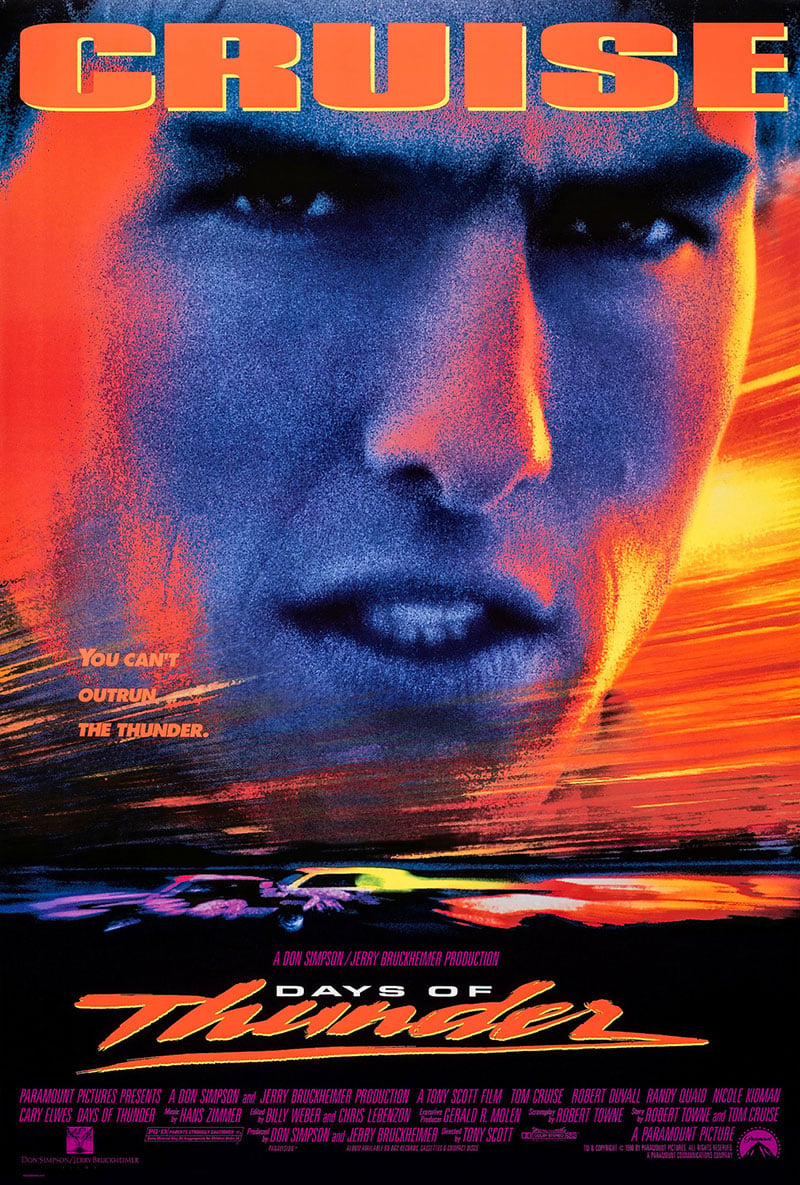 Poster for Days of Thunder
