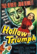 Poster for Hollow Triumph (aka The Scar)