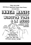 Poster for LIVE MUSIC: Inner Magic, Winston Tong & LX Rudis