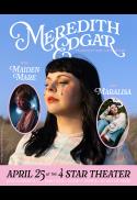 Poster for LIVE MUSIC: Meredith Edgar, Maiden Mare, Maralisa