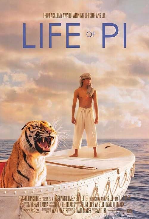 Poster for Life of Pi 3-D