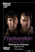 Poster for NT LIVE: FRANKENSTEIN w/ Miller as Creature