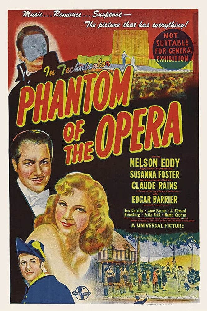 Poster for Phantom of the Opera (1943)