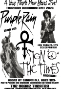 Poster for Purple NYE With PURPLE RAIN And Sign "O" The Times