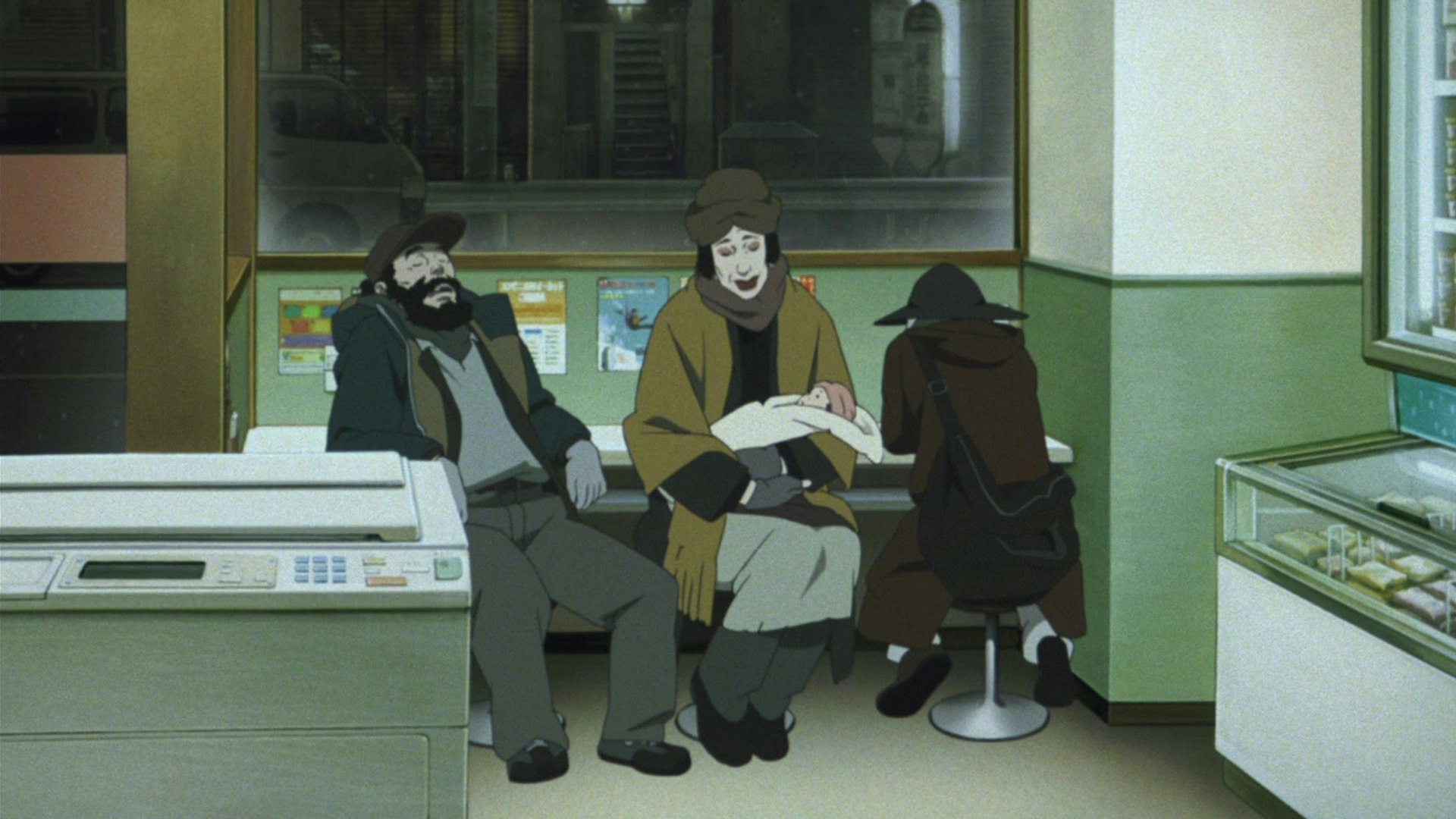 Poster for Tokyo Godfathers (Subtitled)